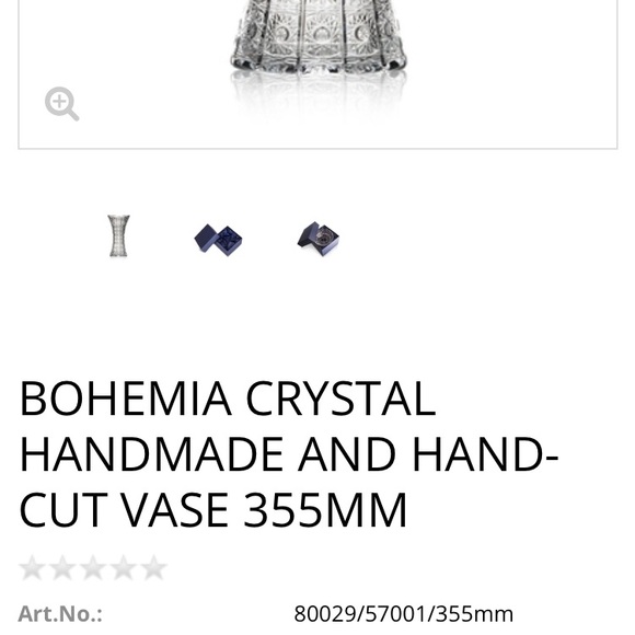 Bohemian Czech Hand Cut Frosted Bud Vase - Picture 5 of 5